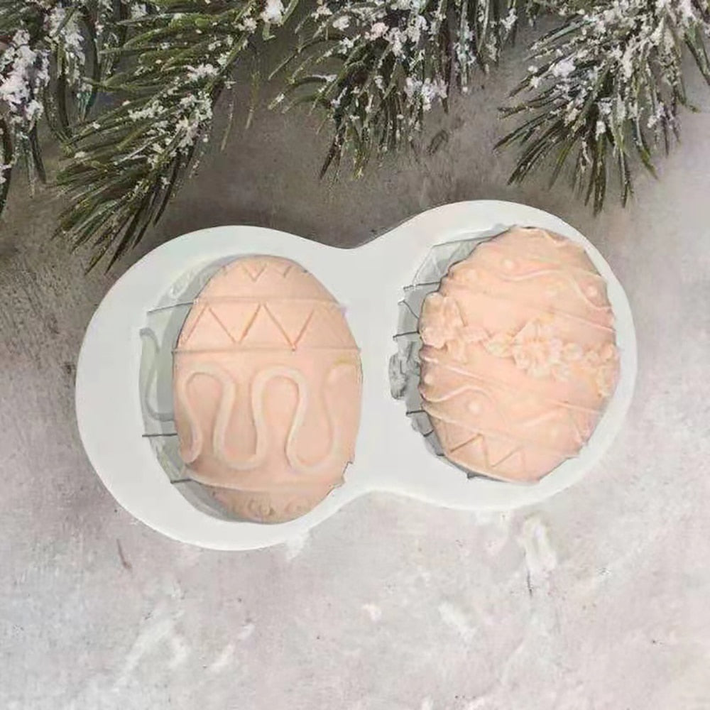 Easter Rabbit Egg Fondant Silicone Mold Carrot Cake Decorating Tools Chocolate Cookies Baking Mould Egg DIY Clay Baking Mold - Provence Home Living Store