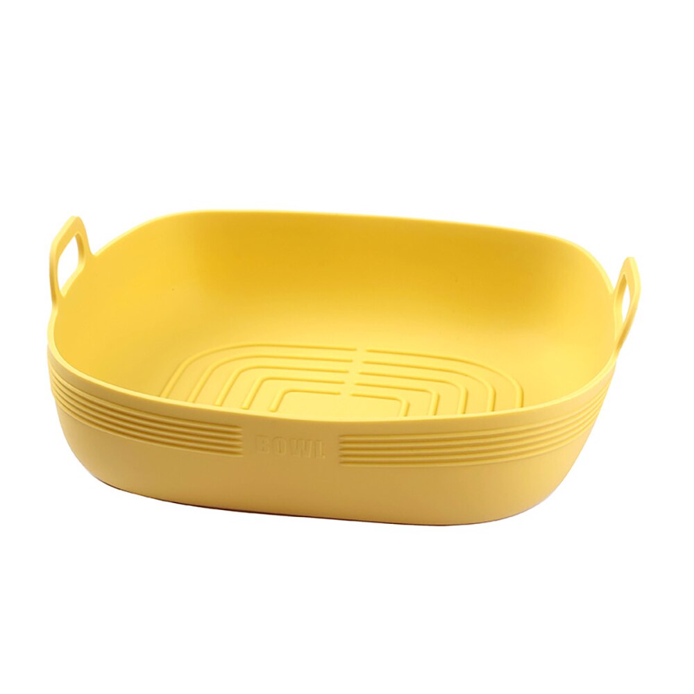 Reusable Grill Pan Silicone Air Fryer Pot Tray Chicken Basket Baking Tray Salad Bowls Kitchen Accessories For Oven Microwave - Provence Home Living Store