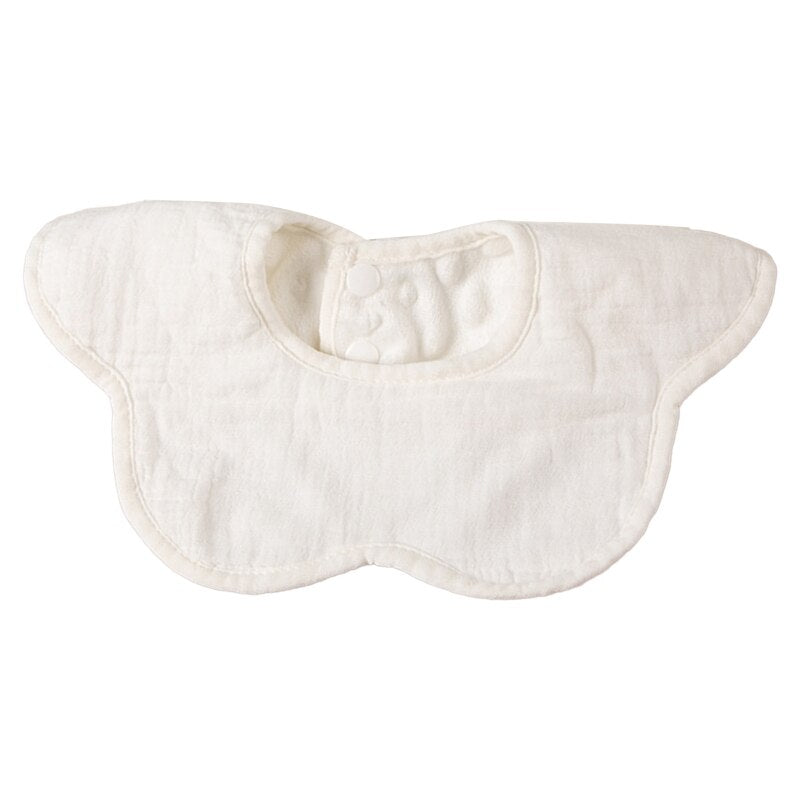 360 Degree Rotation Newborn Burp Cloth Solid Color Baby Flower Shape Feeding Bib Pure Cotton Adjustable Saliva Towel Apron Bibs - Provence Home Living Store