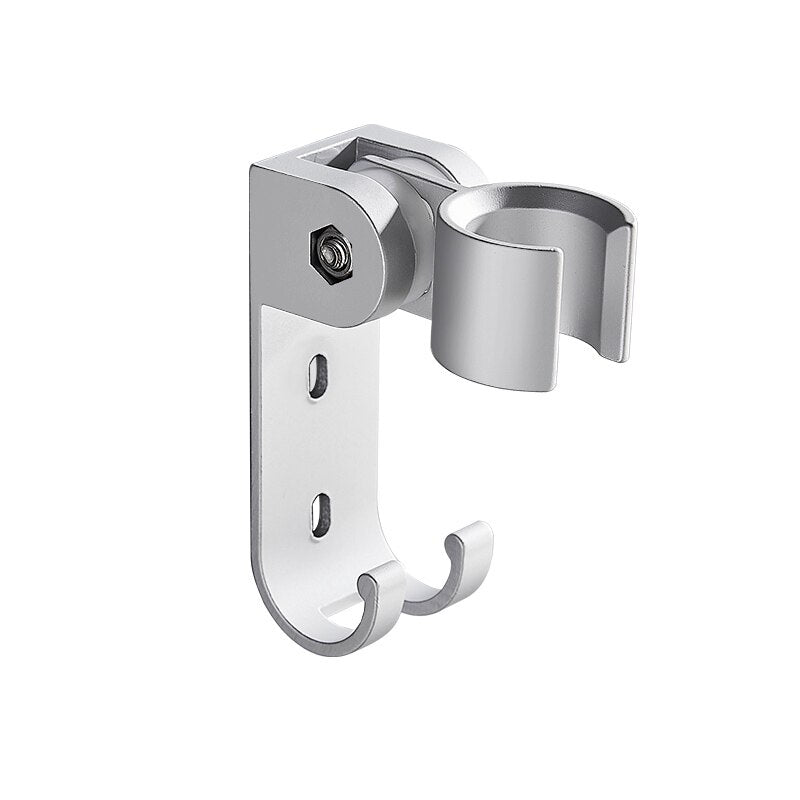 Universal Adjustable Hand Shower Holder Aluminum Alloy Wall Mounted Shower Head Bathroom Seat Bracket - Provence Home Living Store