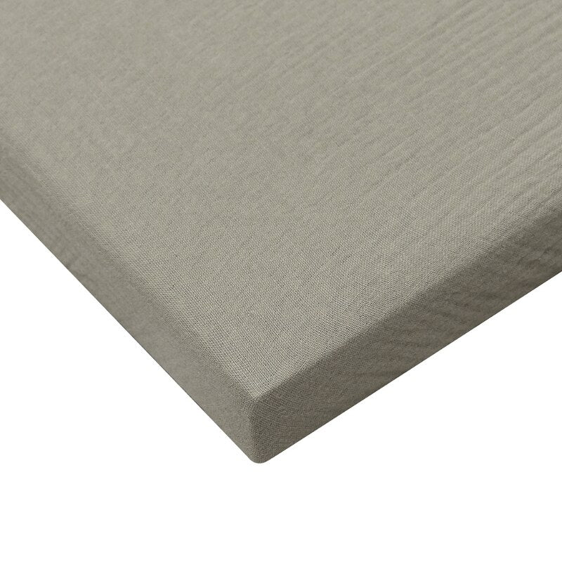 Cotton Crib Sheet Universal Baby Bed Fitted Sheet Solid Color Crib Fitted Sheet Mattress Cover Bedding Protector For Boys &amp; Girl - Provence Home Living Store