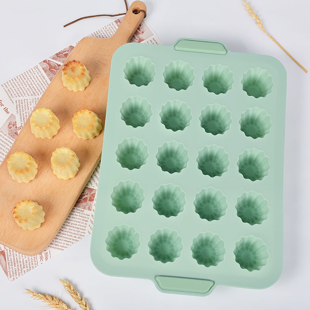 20 Cavity Silicone Cake Mold DIY Muffin Cupcake Jelly Chocolate Mould Nonstick Heat Resistant Fondant Moulds Baking Tools - Provence Home Living Store