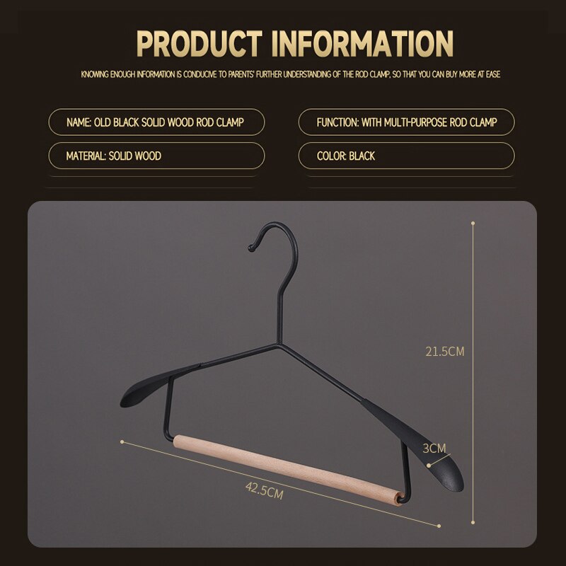 5pcs Matte Iron Hangers for Clothes with Wide Shoulder Design Coat Suit Trousers Clothing Organizer Wardrobe Storage Racks - Provence Home Living Store