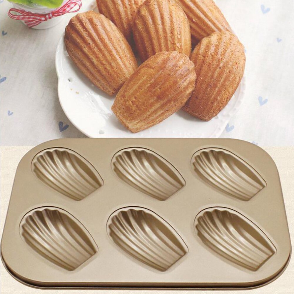 6 Hole Baking Pan Non-Stick Carbon Steel Cake Baking Mold Baking Tray Muffin DIY Cartoon Cake Pan Moulds Donut Baking Pans - Provence Home Living Store