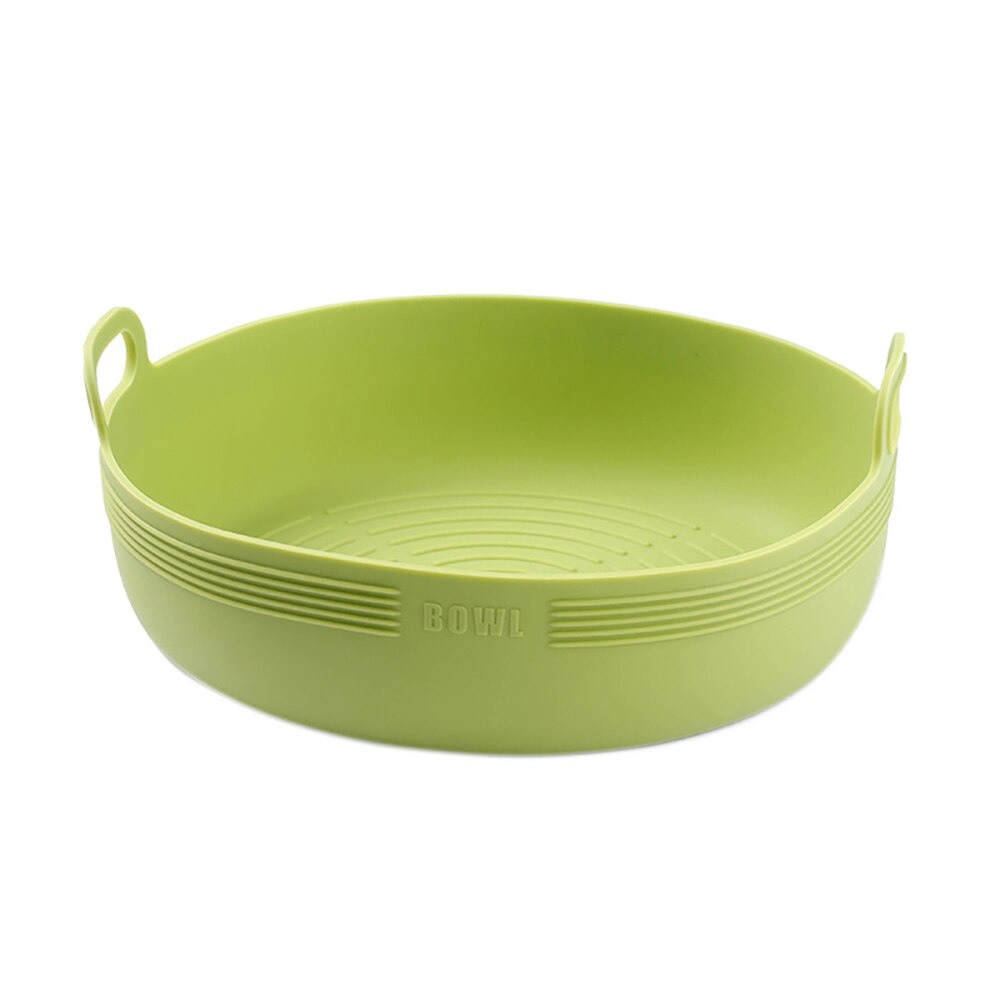 Reusable Grill Pan Silicone Air Fryer Pot Tray Chicken Basket Baking Tray Salad Bowls Kitchen Accessories For Oven Microwave - Provence Home Living Store