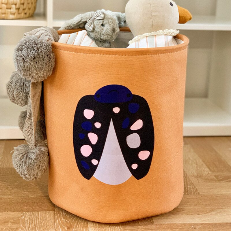 INS Foldable Laundry Basket For Baby Dirty Clothes Hamper Kids Children Toys Canvas Storage Bucket Office Home Organizer Bins - Provence Home Living Store