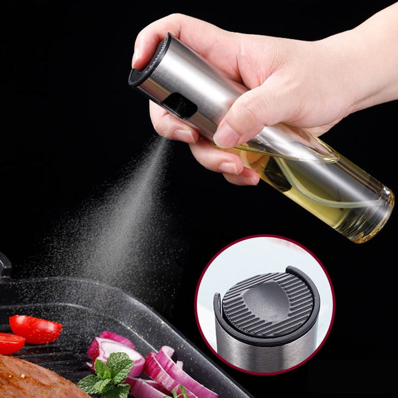 Olive Spray Oil Sprayer Bottle Cooking Baking Vinegar Mist Sprayer Barbecue Spray Bottle Kitchen Oil Dispenser BBQ Tools - Provence Home Living Store