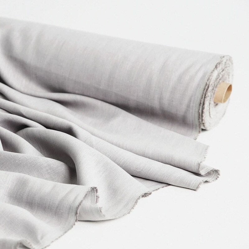 100% French Linen Fabric 280cm Width Use for Breathable Garment Bedding Sets Tablecloth Napkins Table Runner Curtains Clothing - Provence Home Living Store