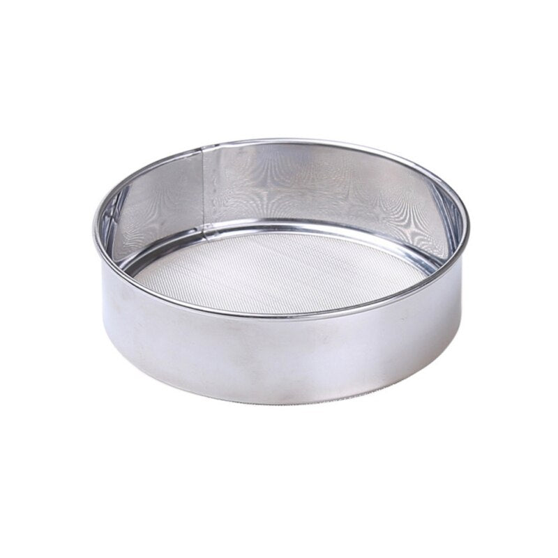 304 Stainless Steel Flour Sifter Ultra-fine 40 Mesh Filter Kitchen Baking Tools Kitchen Mesh Flour Sieve Sifters Shakers - Provence Home Living Store