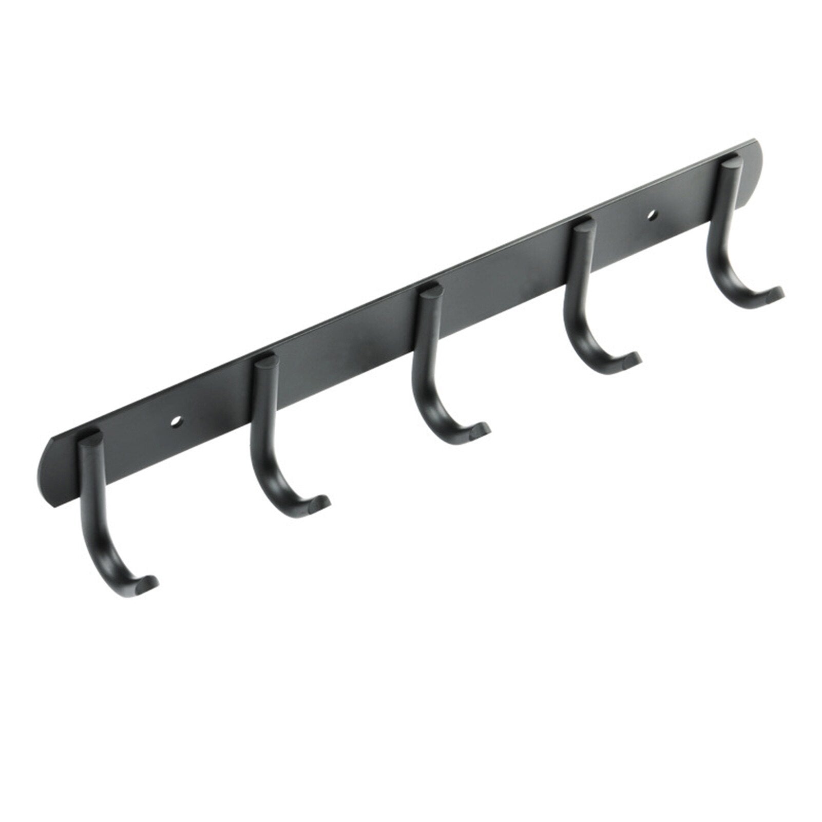 New Punch-free 3/4/5/6/7 Hooks Wall Mounted Coat Hanger Rack Aluminum Alloy Towel Keys Hook Organizer Over the Door Wall Hook - Provence Home Living Store