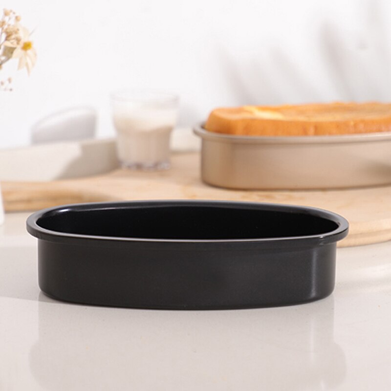 23cm Oval Nonstick Pans Carbon Steel Cake Mold Cheesecake Bread Loaf Pan Baking Mould Pie Tin Tray Bakeware Kitchen Accessories - Provence Home Living Store