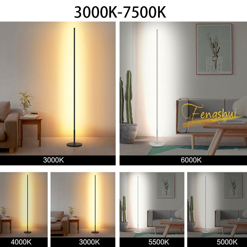 Modern Dimming LED Floor Lamp - Provence Home Living Store