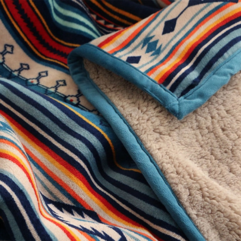 Colorful Bohemian Blanket - Provence Home Living Store