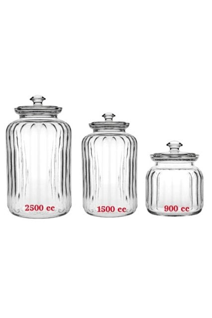 Glass Storage Container - Provence Home Living Store