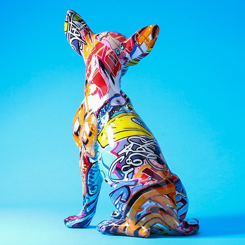 Creative Color Dog Statue - Provence Home Living Store