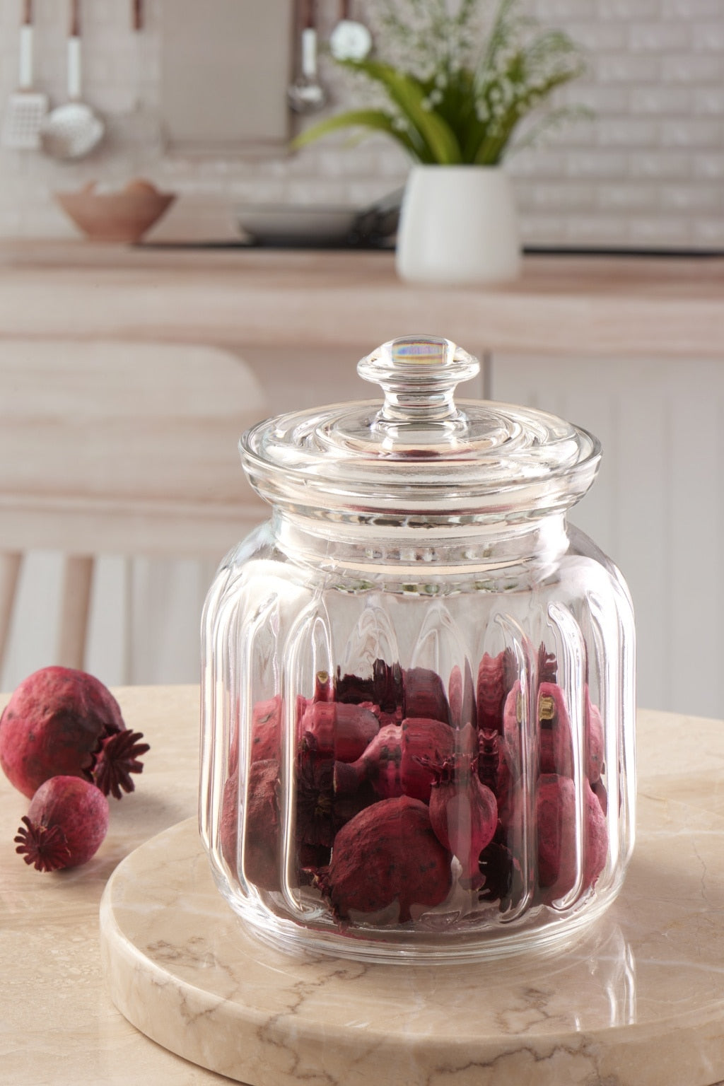 Glass Storage Container - Provence Home Living Store