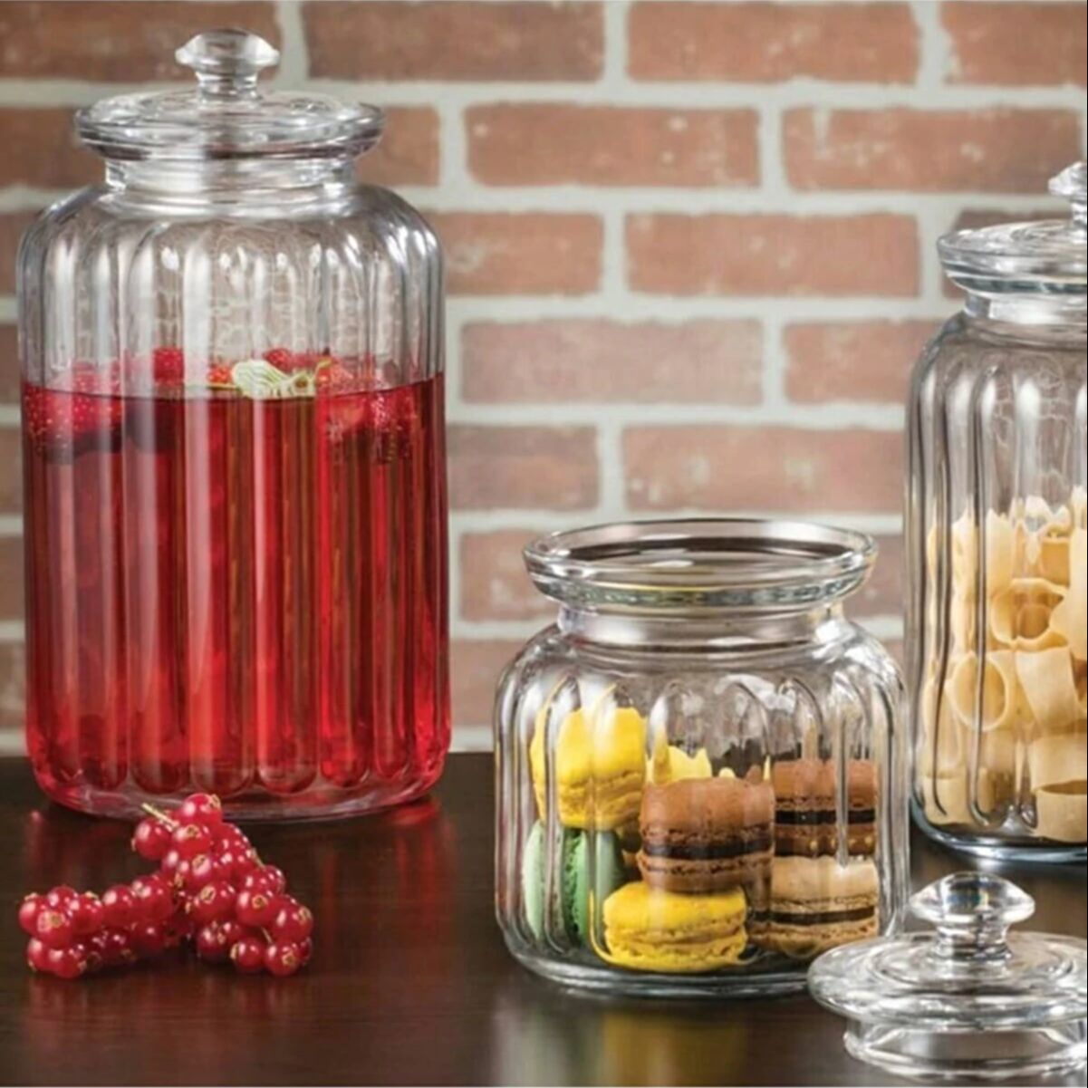 Glass Storage Container - Provence Home Living Store