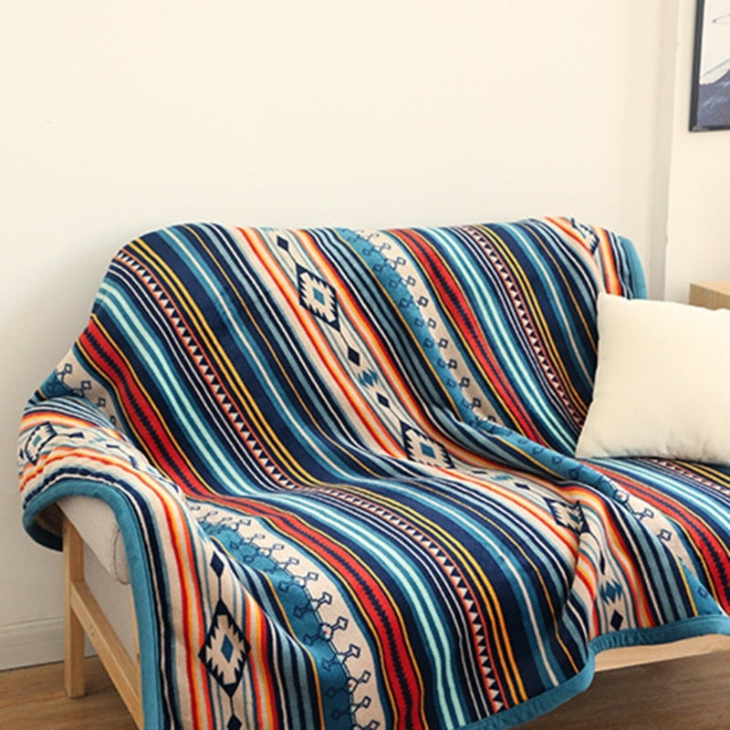 Colorful Bohemian Blanket - Provence Home Living Store