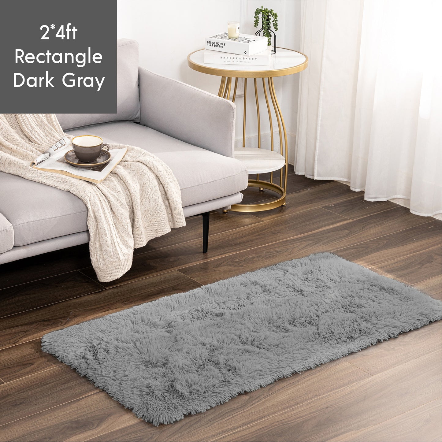 Ashler Area Rugs Ultra Soft Carpets Indoor, Fluffy Rugs for Bedroom Kids Room, Shaggy Washable Nursery Floor Rugs for Home Decor - Provence Home Living Store