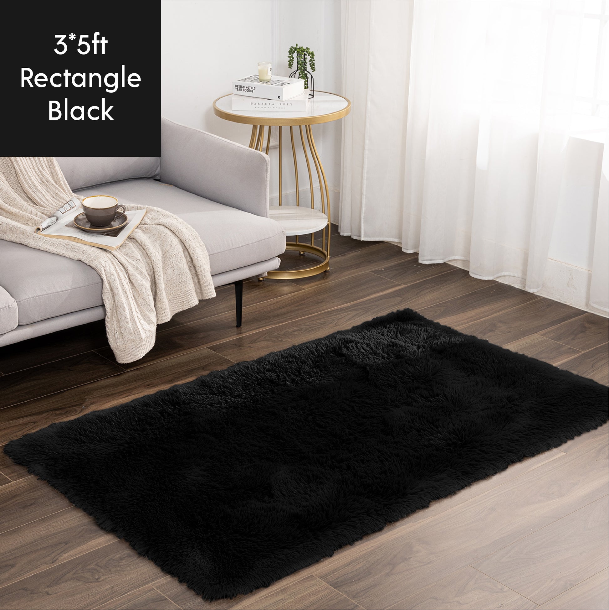 Ashler Area Rugs Ultra Soft Carpets Indoor, Fluffy Rugs for Bedroom Kids Room, Shaggy Washable Nursery Floor Rugs for Home Decor - Provence Home Living Store