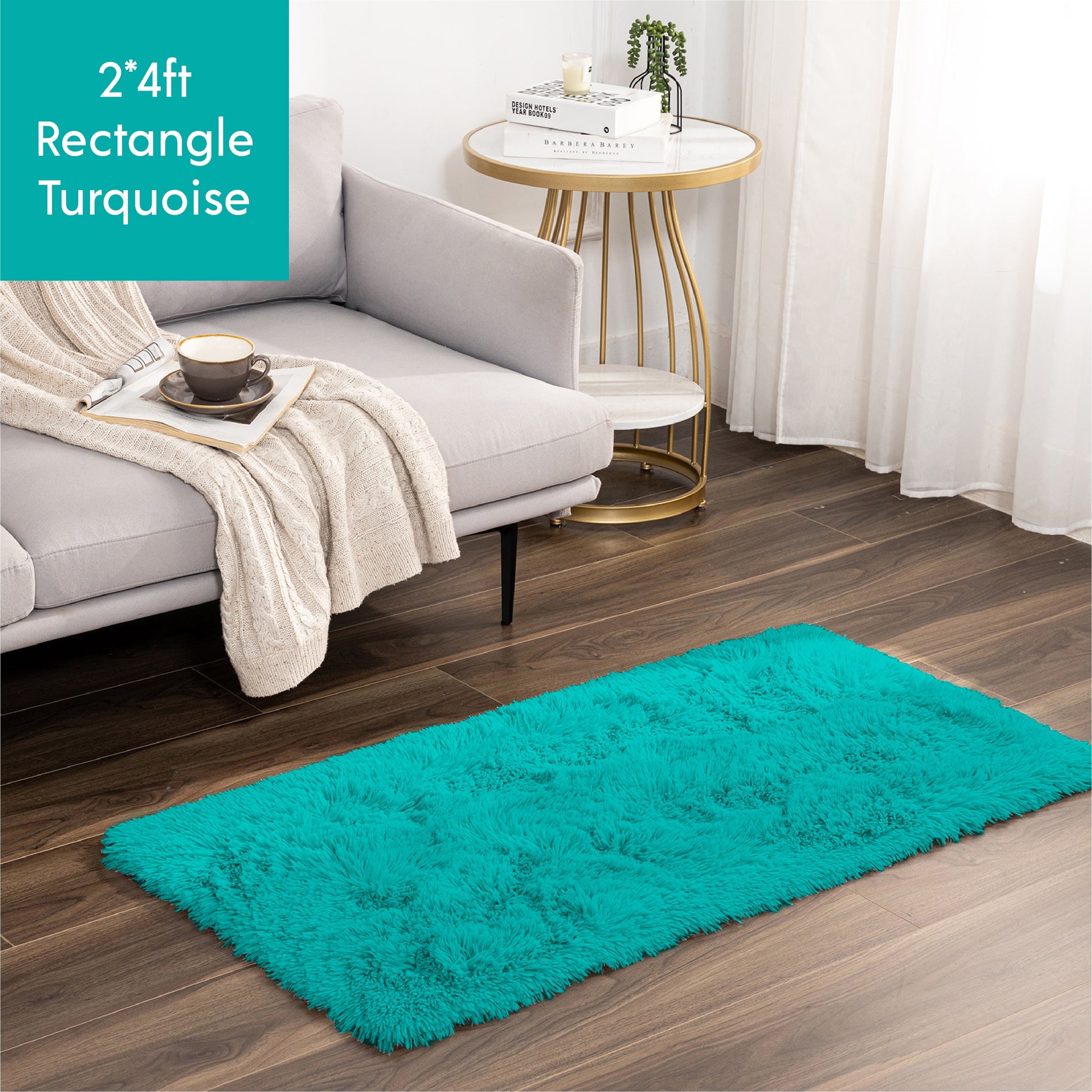 Ashler Area Rugs Ultra Soft Carpets Indoor, Fluffy Rugs for Bedroom Kids Room, Shaggy Washable Nursery Floor Rugs for Home Decor - Provence Home Living Store