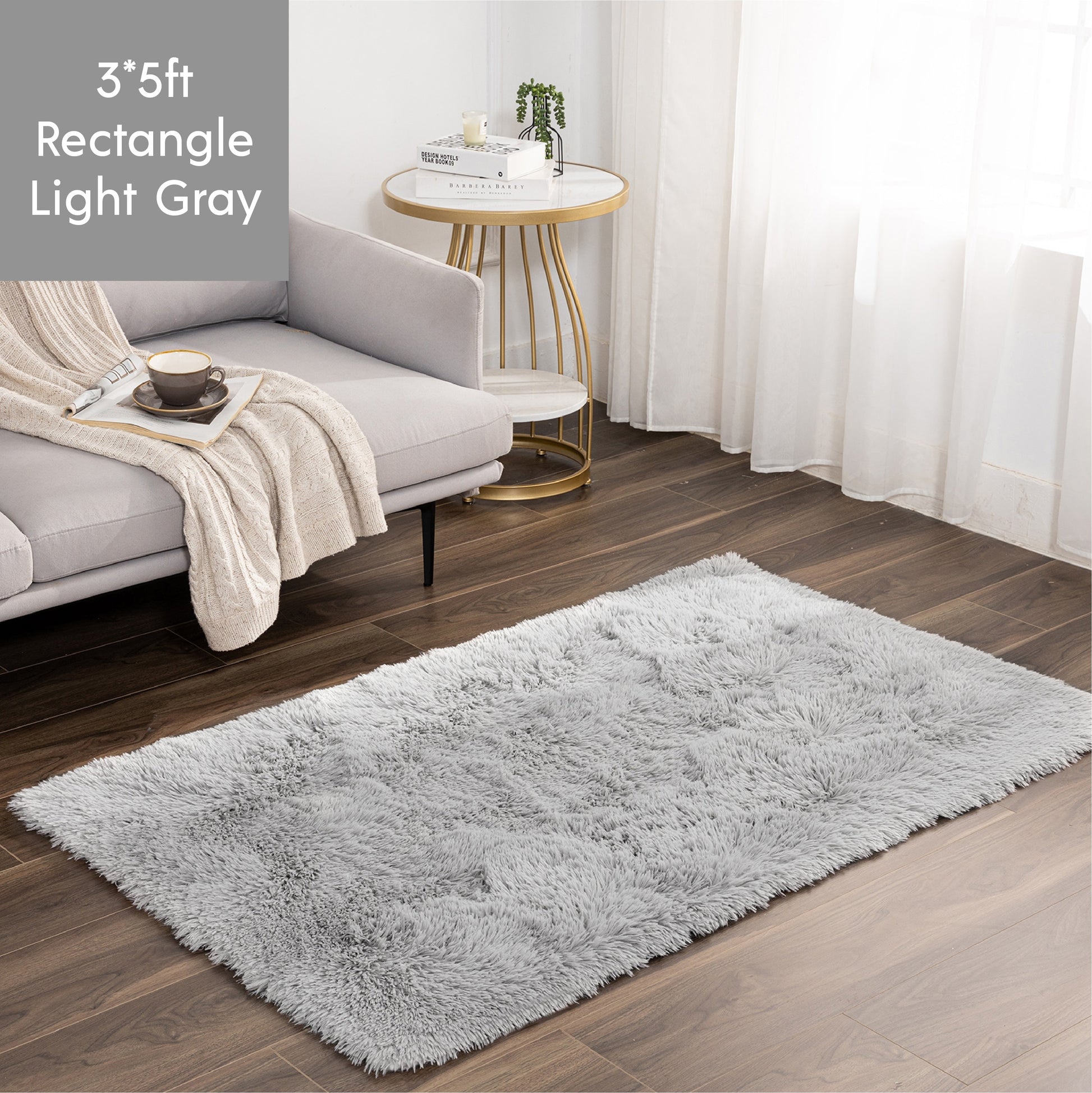 Ashler Area Rugs Ultra Soft Carpets Indoor, Fluffy Rugs for Bedroom Kids Room, Shaggy Washable Nursery Floor Rugs for Home Decor - Provence Home Living Store