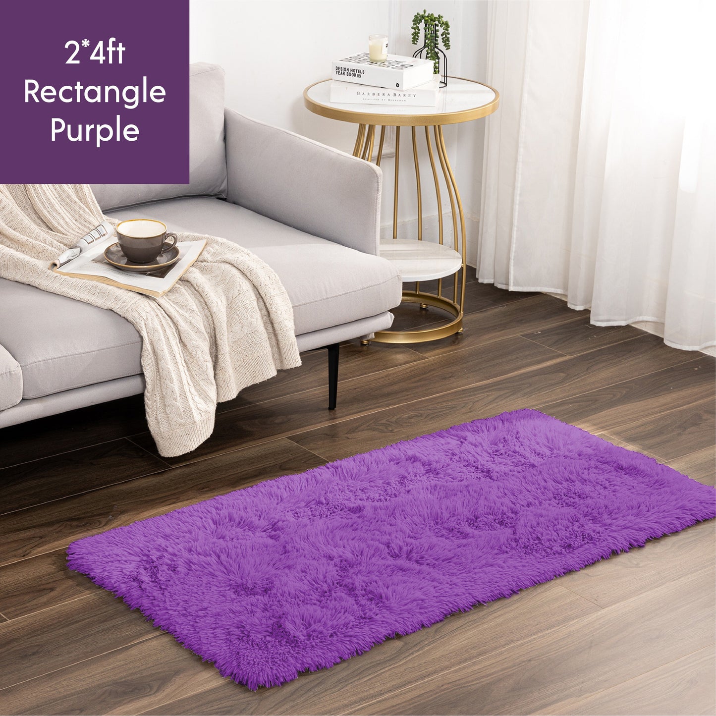 Ashler Area Rugs Ultra Soft Carpets Indoor, Fluffy Rugs for Bedroom Kids Room, Shaggy Washable Nursery Floor Rugs for Home Decor - Provence Home Living Store