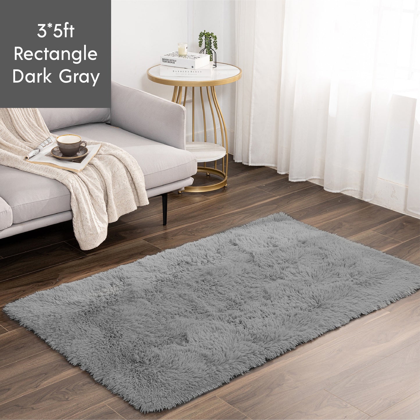 Ashler Area Rugs Ultra Soft Carpets Indoor, Fluffy Rugs for Bedroom Kids Room, Shaggy Washable Nursery Floor Rugs for Home Decor - Provence Home Living Store