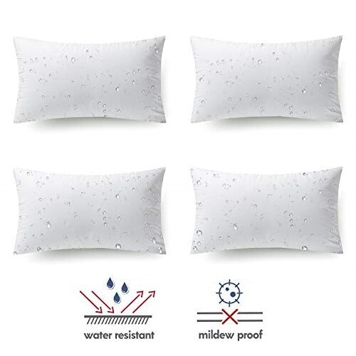 Throw Pillows Insert 100% Pure Cotton Cover Stuffer Bed and Couch Pillows,Decorative Pillow,Indoor and Outdoor Decorative Pillow - Provence Home Living Store