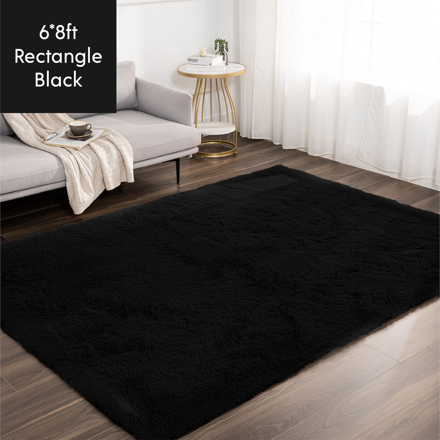 Ashler Area Rugs Ultra Soft Carpets Indoor, Fluffy Rugs for Bedroom Kids Room, Shaggy Washable Nursery Floor Rugs for Home Decor - Provence Home Living Store