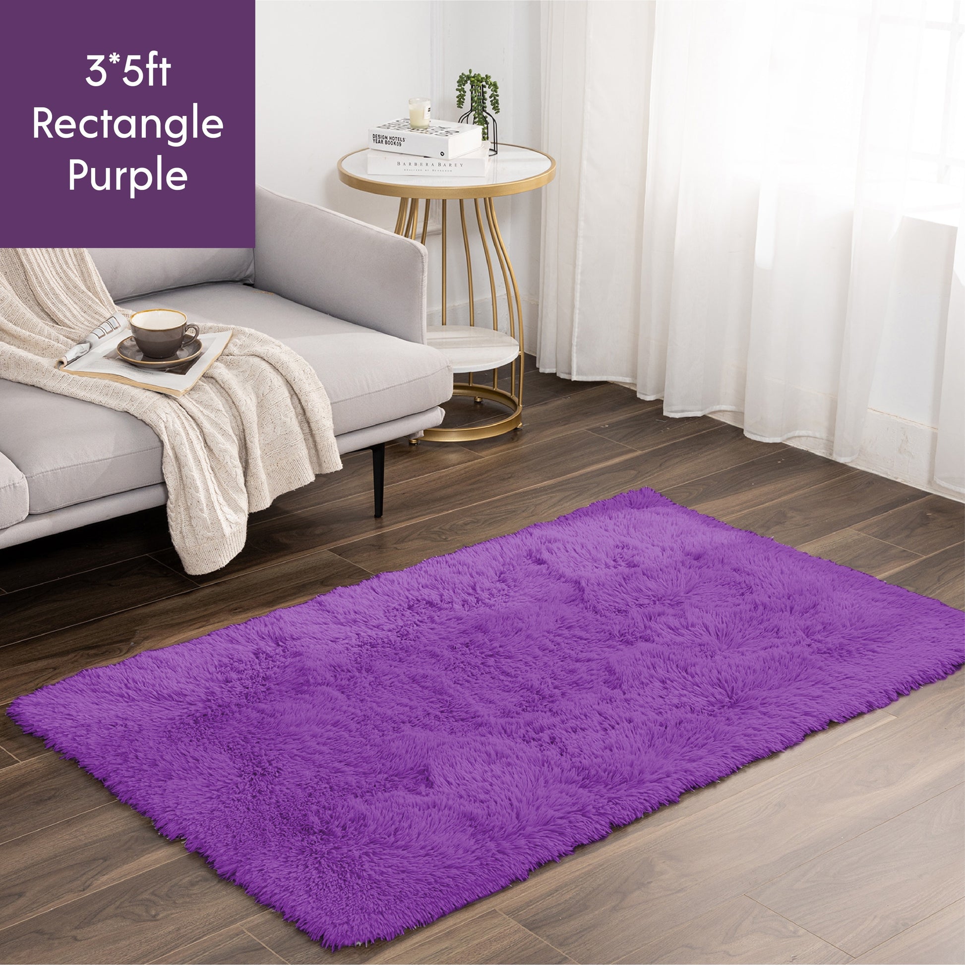 Ashler Area Rugs Ultra Soft Carpets Indoor, Fluffy Rugs for Bedroom Kids Room, Shaggy Washable Nursery Floor Rugs for Home Decor - Provence Home Living Store