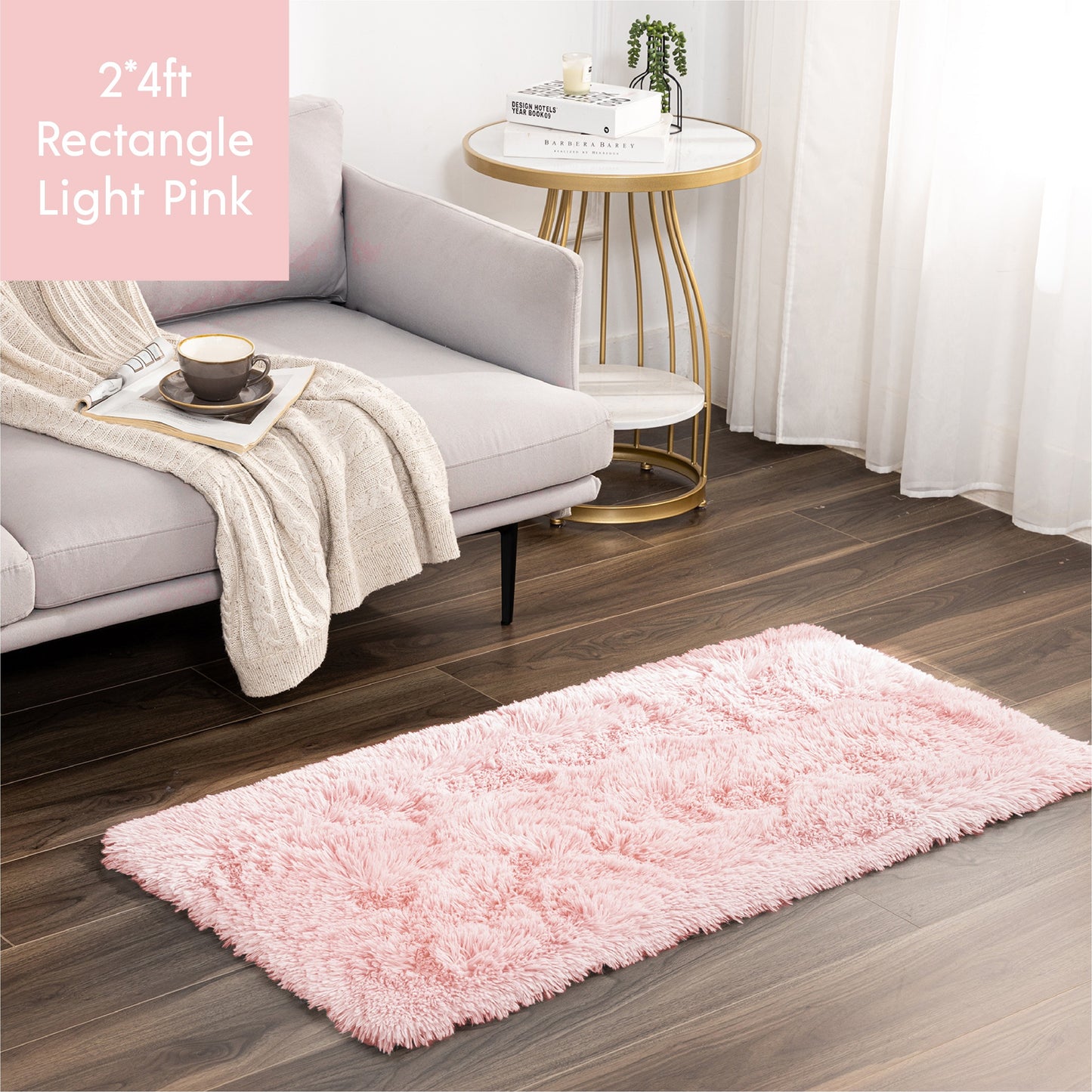 Ashler Area Rugs Ultra Soft Carpets Indoor, Fluffy Rugs for Bedroom Kids Room, Shaggy Washable Nursery Floor Rugs for Home Decor - Provence Home Living Store