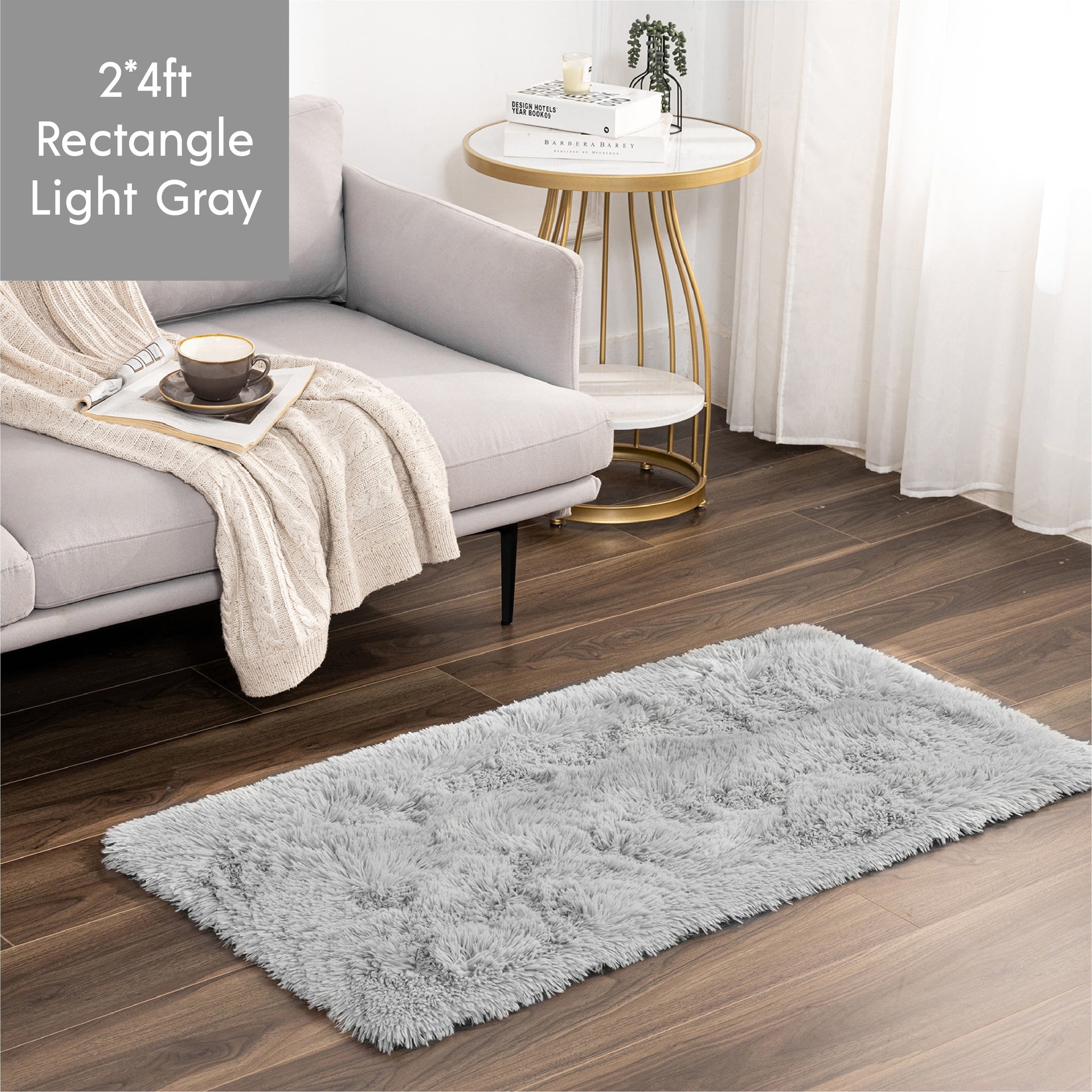 Ashler Area Rugs Ultra Soft Carpets Indoor, Fluffy Rugs for Bedroom Kids Room, Shaggy Washable Nursery Floor Rugs for Home Decor - Provence Home Living Store