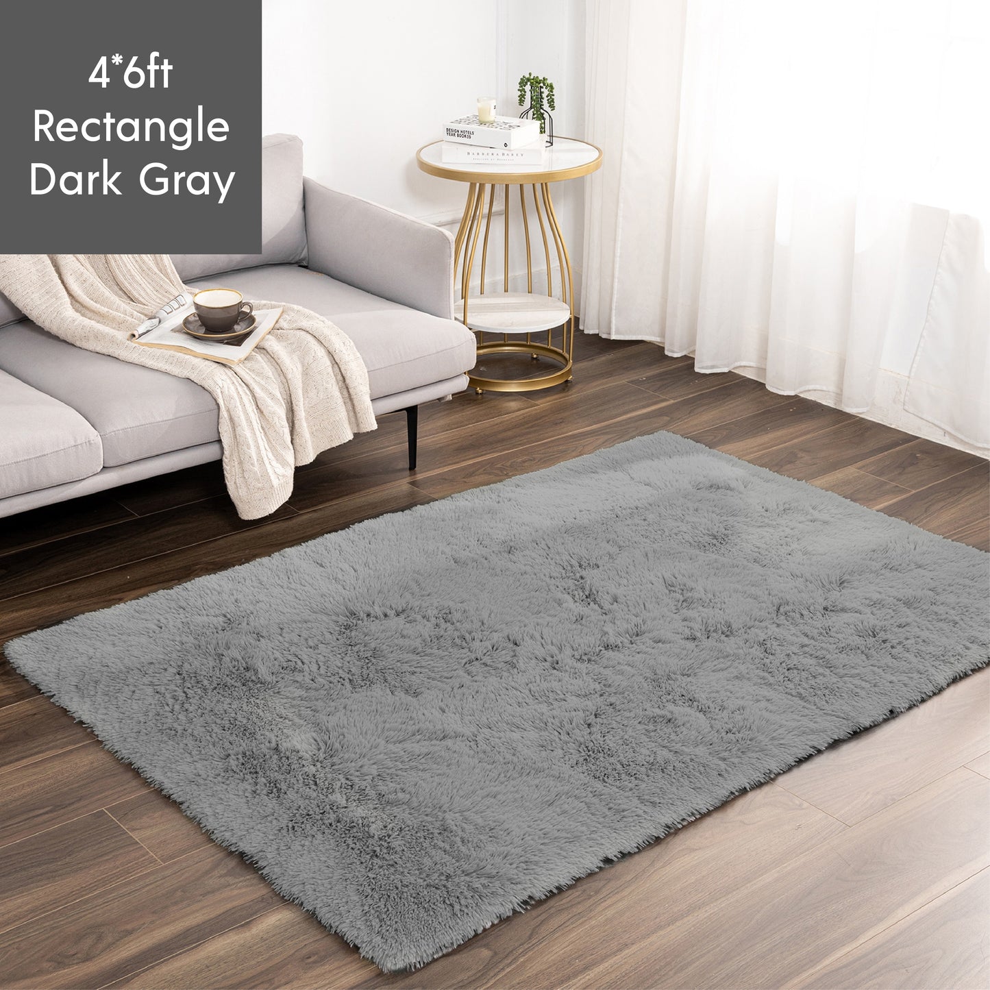 Ashler Area Rugs Ultra Soft Carpets Indoor, Fluffy Rugs for Bedroom Kids Room, Shaggy Washable Nursery Floor Rugs for Home Decor - Provence Home Living Store