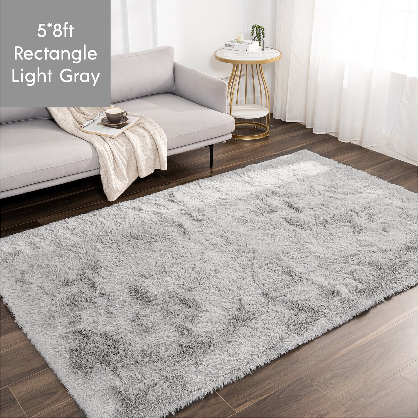 Ashler Area Rugs Ultra Soft Carpets Indoor, Fluffy Rugs for Bedroom Kids Room, Shaggy Washable Nursery Floor Rugs for Home Decor - Provence Home Living Store