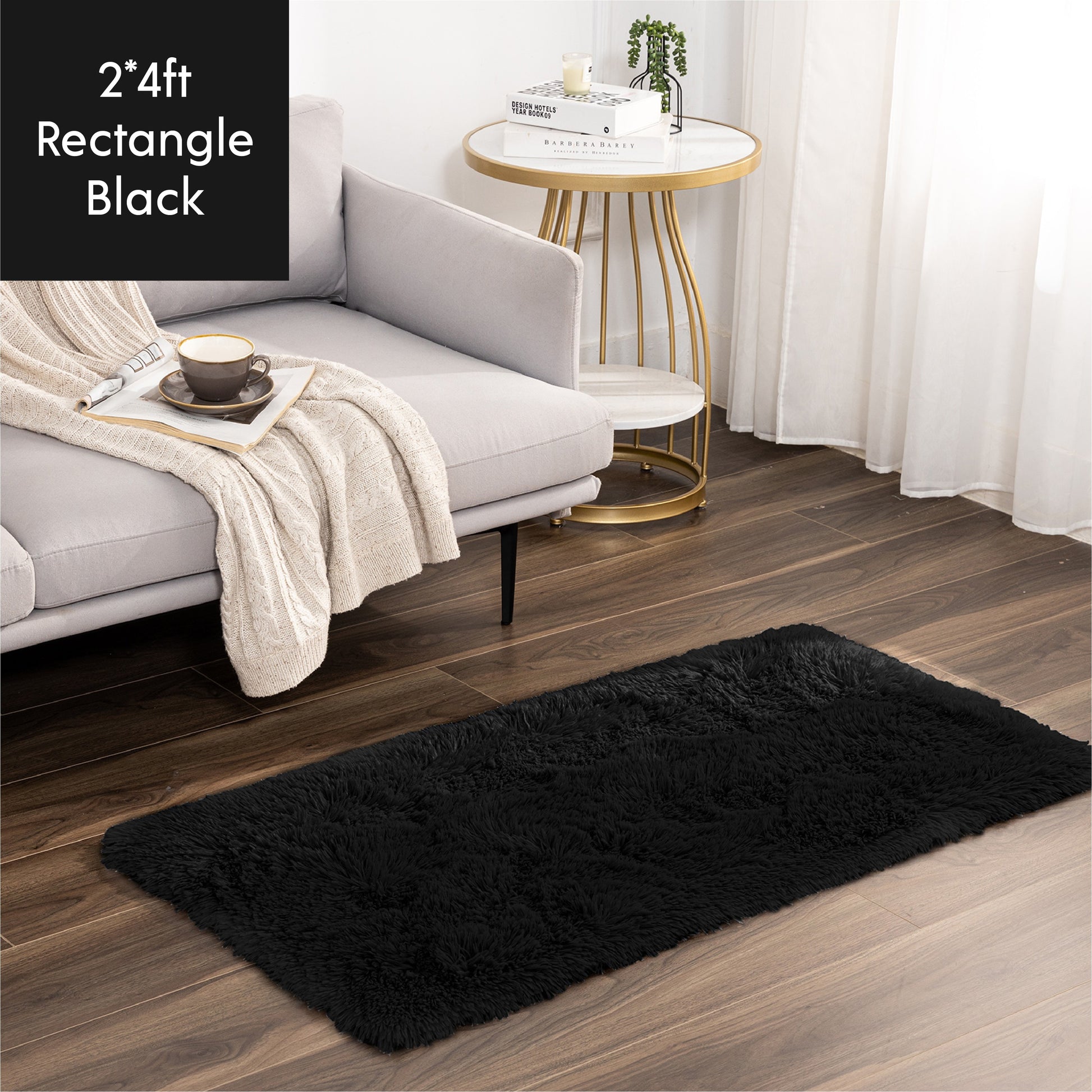 Ashler Area Rugs Ultra Soft Carpets Indoor, Fluffy Rugs for Bedroom Kids Room, Shaggy Washable Nursery Floor Rugs for Home Decor - Provence Home Living Store