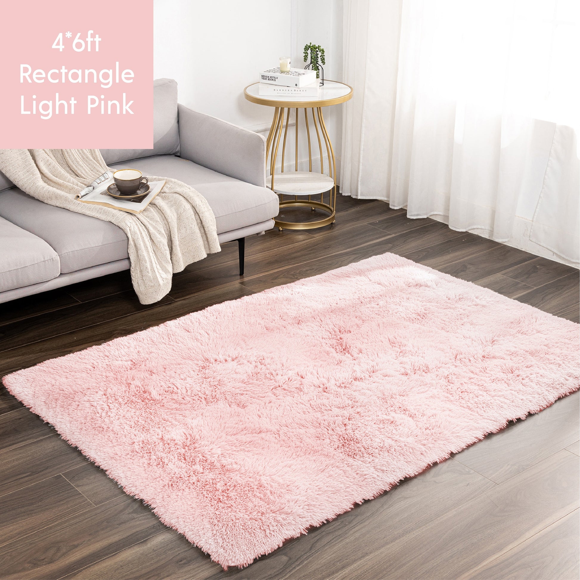 Ashler Area Rugs Ultra Soft Carpets Indoor, Fluffy Rugs for Bedroom Kids Room, Shaggy Washable Nursery Floor Rugs for Home Decor - Provence Home Living Store