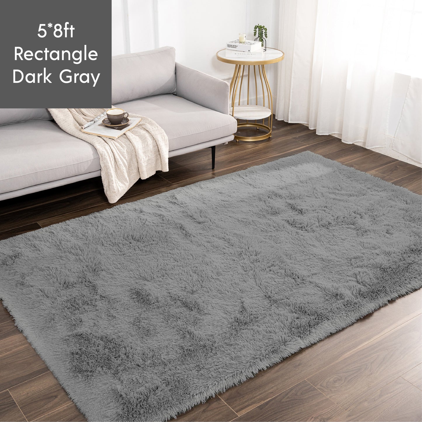 Ashler Area Rugs Ultra Soft Carpets Indoor, Fluffy Rugs for Bedroom Kids Room, Shaggy Washable Nursery Floor Rugs for Home Decor - Provence Home Living Store