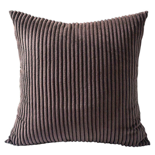 Customizable Solid Color Throw Pillow Cases,Soft Comfortable Stereo Stripe Cushion Cover,Couch Decoration Fadeless Pillowcase - Provence Home Living Store