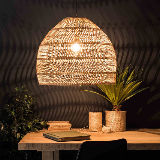 Chinese Style Handmake Rattan Lamp Vintage Hanging Lamps Loft Living Room Dining Room Home Decor Cafe Restaurant Pendant Light - Provence Home Living Store