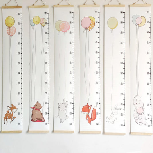 INS Nordic Baby Height Ruler Wooden Wall Hanging Child Kids Growth Chart Height Record Measure Ruler Home Decorative Photo Props - Provence Home Living Store