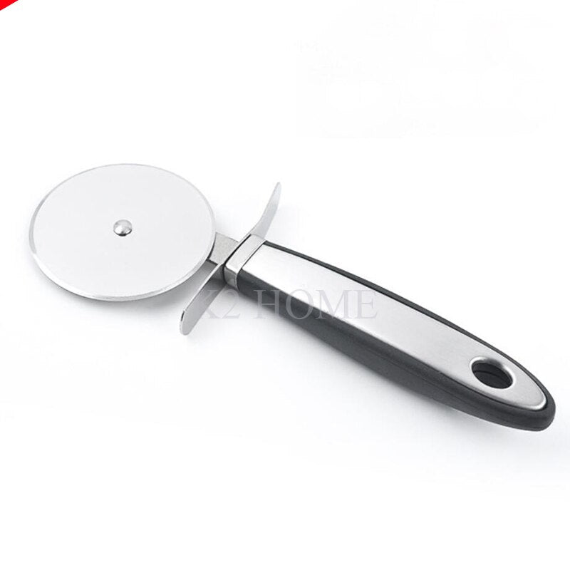 K2 HOME Pro Pizza Cutter Wheel Slices Stainless Steel Ultra Sharp Pizza Peel Kitchen Pizza Blade Heavy Duty Tool - Provence Home Living Store