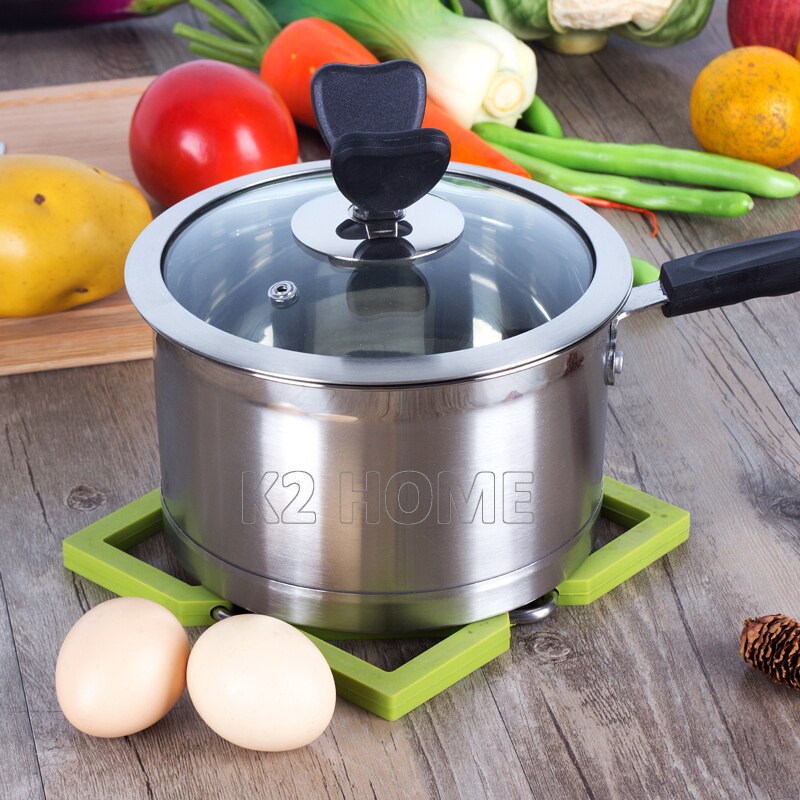 Dia 16cm Butter Warmer Stainless Steel Saucepan with Cover Coffee Decanter Warmer Small Butter Melting Pot Nonstick Butter Pan - Provence Home Living Store