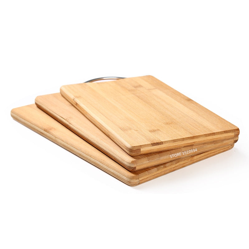 Organic Bamboo Cutting Board Premium Chef Chopping Board for Cut Meat Vegetables Food Prep Revisible Cutting Serving Board - Provence Home Living Store