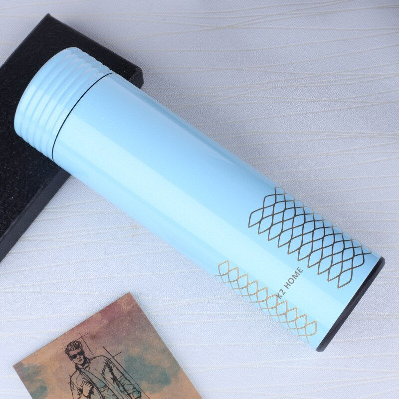 450ml Water Bottle Stainless Steel Vacuum Flask Thermos Insulated Wall Sport Vacuum Bottle Wide Mouth Water Bottle Tea Filter - Provence Home Living Store