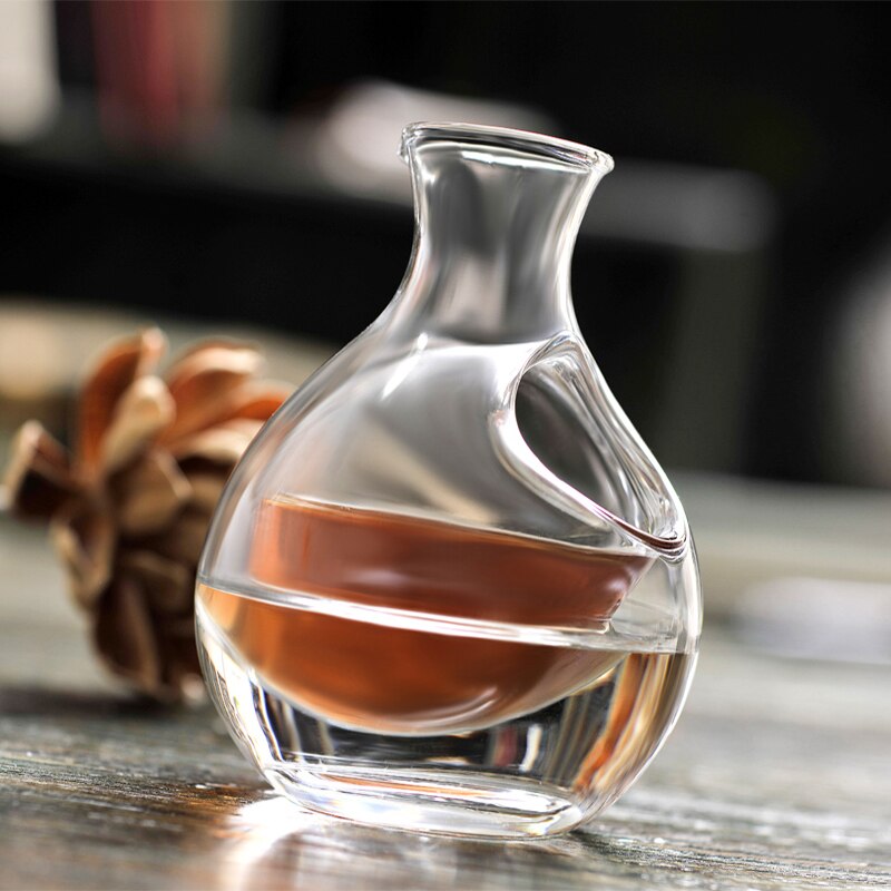 Quality 250ML Chilling Decanter Drinkware Mini Wine Decanter Lead-free Glass Beer Cooler Mini Gift Wine Carafe Superior Decanter - Provence Home Living Store