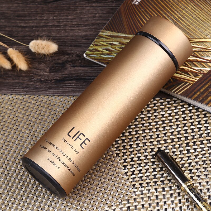 Quality Office Vacuum Cup 500ML Stainless Steel Mug Superior Travel Mug Insulated Double Wall Vacuum Mug Water Bottle 500ML - Provence Home Living Store