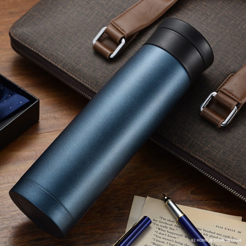 Premium Stainless Steel Mug Vacuum Bottle Double Wall Vacuum Flask Food Grade Vacuum Water Bottle 500ml Insulated Bottle - Provence Home Living Store