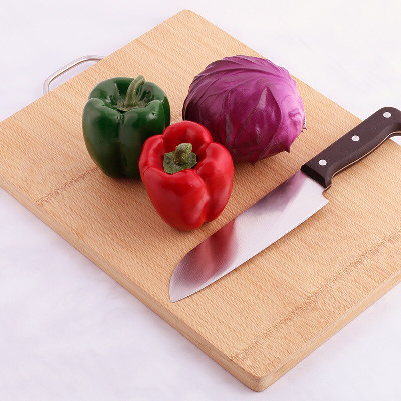 34x24CM Bamboo Cutting Board Kitchen Wood Cutting Board Kitchen Chopping Board Food Slicing Board - Provence Home Living Store