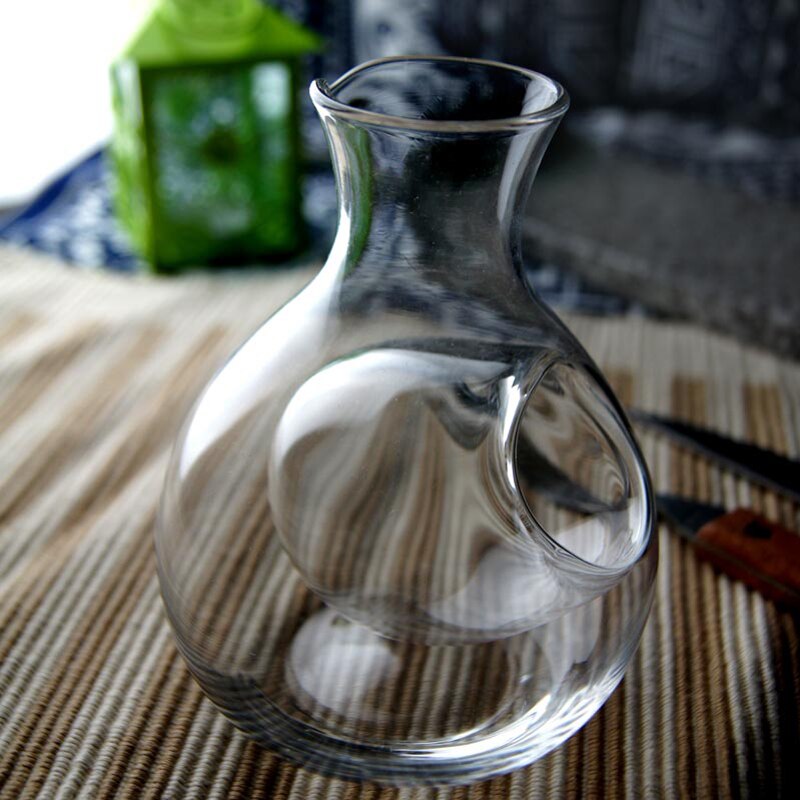 Quality 250ML Chilling Decanter Drinkware Mini Wine Decanter Lead-free Glass Beer Cooler Mini Gift Wine Carafe Superior Decanter - Provence Home Living Store